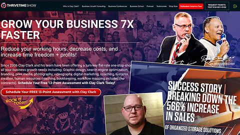 Business | Celebrating the 566% Growth of Wes McPherson & OrganizedStorageSolutionsinc.com | Learn How Clay Clark Coached Wes Into 566% Year-Over-Year Growth Through Implementing Clay's Proven Hiring, Marketing & Accounting Systems