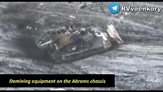 Ukraine: The first US armored vehicle based on the Abrams tank burned down