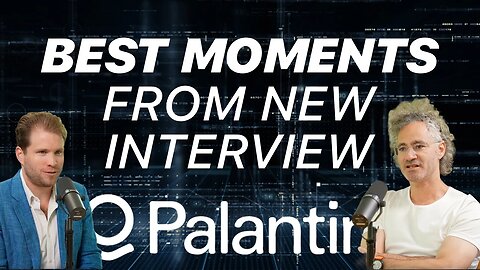 Alex Karp Opens Up About Palantir! July 2023 Interview w/ Co-Founder Joe Lonsdale