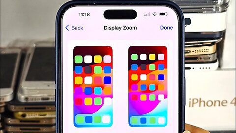 How To Change Icon Size in iPhone 15 Pro Max