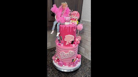 Glamorous Barbie Cake Design more 🎀 A Treat for the Eyes and Taste Buds 🎀 Cake Barbie Design