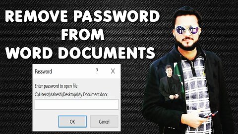 HOW TO REMOVE PASSWORD FROM WORD DOCUMENTS || PASSFAB WORD DOCUMENT PASSWORD REMOVER