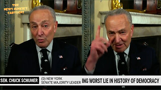 Democrat Chuck Schumer demanding to stop Fox News questioning election results "in our democracy."