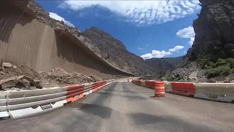 Interstate 70 reopens through Glenwood Canyon; one lane open in heavily damaged section