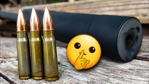 Suppressed 7.62x39!!! 🤫🤫🤫 [Silencer Central Banish 30 Gold Suppressor]