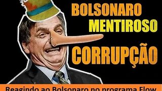 Reagindo ao Bolsonaro no programa Flow