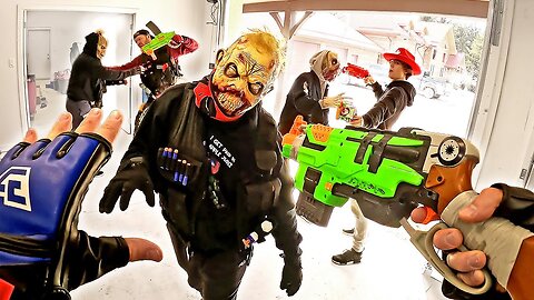 THE ZOMBIES SWARM! THE NERF ARSENAL GETS INFECTED! zombie chronicles-part 2