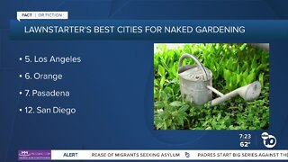 Is there a best city for gardening in the buff for World Naked Gardening Day?