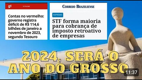 STF tem maioria pra obrigar empresas pagarem impostos antigos/Lula assina Decreto pra calar as redes