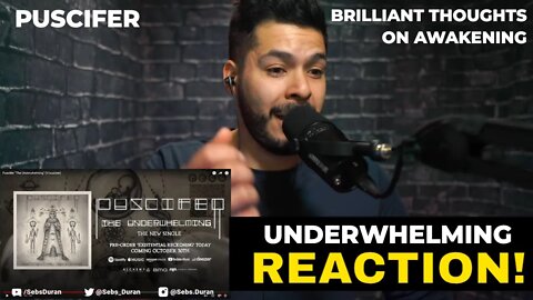 Puscifer The Underwhelming (Reaction!) | yet another song about awakening