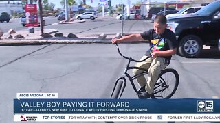 11-year-old Gilbert boy raises money to replace stolen bike