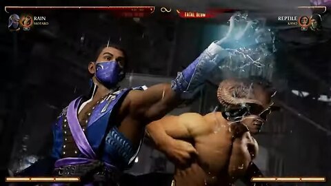 Mortal Kombat 1 2023 Rain & Motaro Kameo Fatal Blow