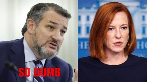 Ted Cruz SHREDS Jen Psaki during FIERY Speech after the Press Secretary supported defunding police