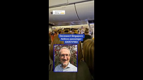 Video of Geoff Kitchen, 73, being stretchered off the Singapore Airlines flight responsible for tak…