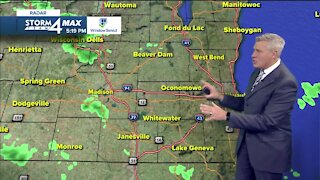 Scattered rain and winds for Wednesday night