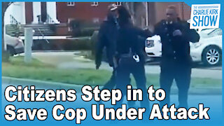 Citizens Step in to Save Cop Under Attack