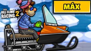 Moto de Neve Melhorada ao Máximo no Hill Climb Racing 2