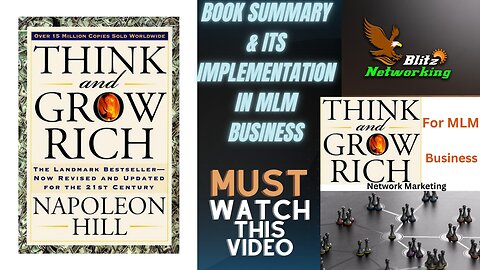 Think & Grow Rich for Network Marketers - MLM Business