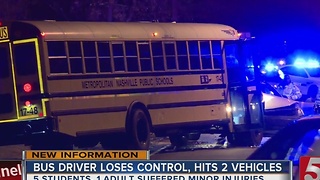 Metro School Bus Involved In Crash