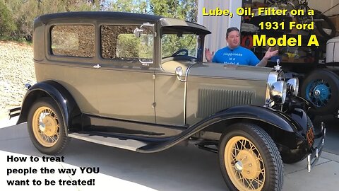 Change fluids in a 1931 Ford Model A