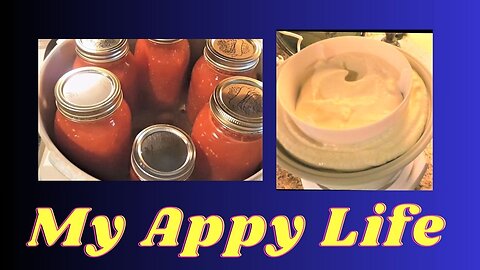 Canning Tomatoes, Homemade Vanilla Custard Ice Cream