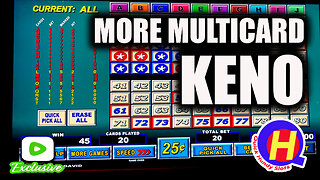 Rumble Exclusive! More Multicard KENO! QHS Free Play May: Day 14