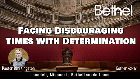 Famous Sayings 3 - Facing Discouraging Times With Determination