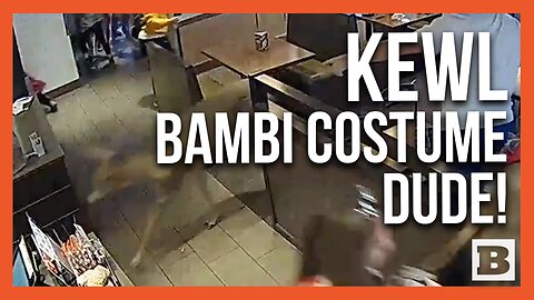 TRICK OR TREAT! Deer LITERALLY Crashes Halloween Fun at Restaurant