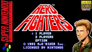 Aero Fighters: Keaton - Super Nintendo (Full Game Walkthrough)
