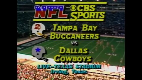 1982-11-21 Tampa Bay Buccaneers vs Dallas Cowboys