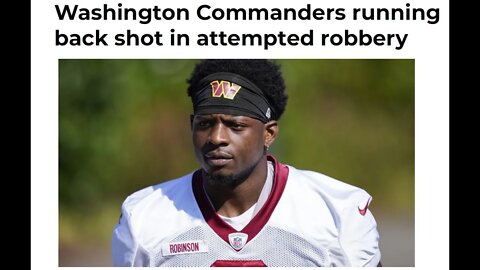 Attempted Carjacking- Washington Commanders rookie running back Brian Robinson Jr.- Charger Hellcat