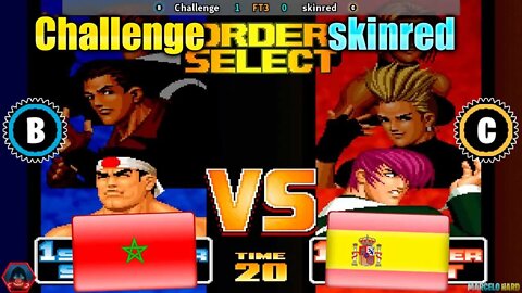 The King of Fighters '98 (Challenge Vs. skinred) [Morocco Vs. Spain]