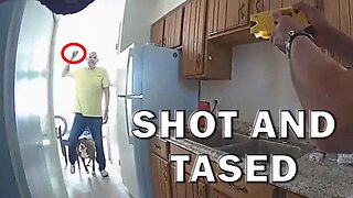 Knife-Wielding Suspect Shot During An Eviction On Video - LEO Round Table S08E83