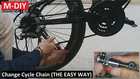 How To Measure And Change Drive Chain In A Cycle The Easy Way! | MTB Chain Replacement [Hindi]