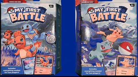 Taking a Look at the Pokemon My First Battle Box Sets