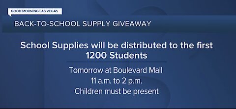 School supply giveaway this weekend