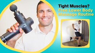 How To Use A Vibration Gun For Tight Muscles - Free Lower Body Demo