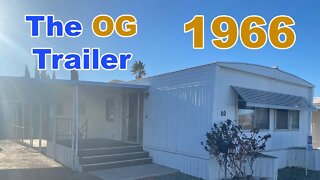 1966 Refurbished Mobile Home. Holiday Mobile Home Park #110. Senior Community in Barstow, CA.