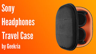 Sony Over-Ear Headphones Travel Case, Hard Shell Headset Carrying Case | Geekria