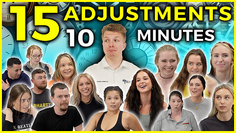 I Did 15 Pain Relieving Adjustments in Only 10 MINUTES!