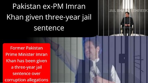 Pakistan ex-PM Imran Khan given three-year jail sentence || Imran khan 3 years jail || Zeekay News