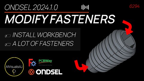 🔩 How To Model A Collet Alignment Screw - Ondsel Fasteners Workbench - FreeCAD Addons