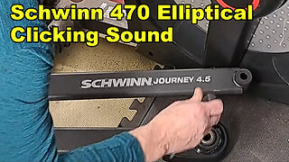 Schwinn 470 Elliptical Clicking Sound (I know it's a long video, it's the search for the click)