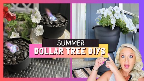 😱Summer Dollar Tree DIYs, Dollar Tree DIYs, #dollartree #dollartreediy #blessedbeyondmeasure