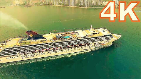 4K Cruise Harbour in Hong Kong Free HD Videos No Copyright
