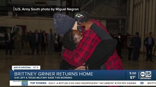 Brittney Griner returns home after Russia imprisonment