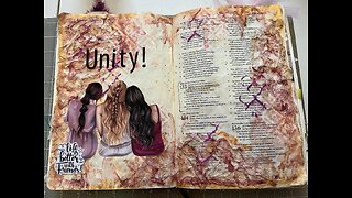 Let's Bible Journal Psalm 133 (from Lovely Lavender Wishes)