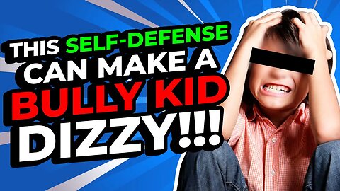 Best Self-Defense Strike to Escape the Bully | Bully Armor and Self Defense Course for Kids
