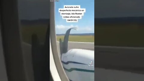 Plane Crashed on Landing Roatán's Juan Manuel Galvez Airport, Honduras.