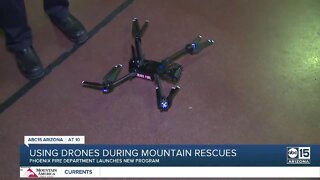 Phoenix Fire Department uses drones on mountain rescues
